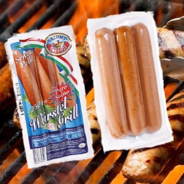 WÜRSTEL GRILL 3 PZ GRANDI 250 GR